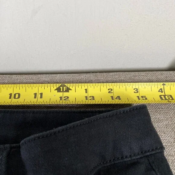 Talbots PETITE Flawless Straight Leg Denim Jeans Women's 10P High Rise Black - Picture 9 of 14